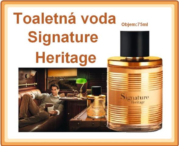 Toaletná voda Signature Heritage
