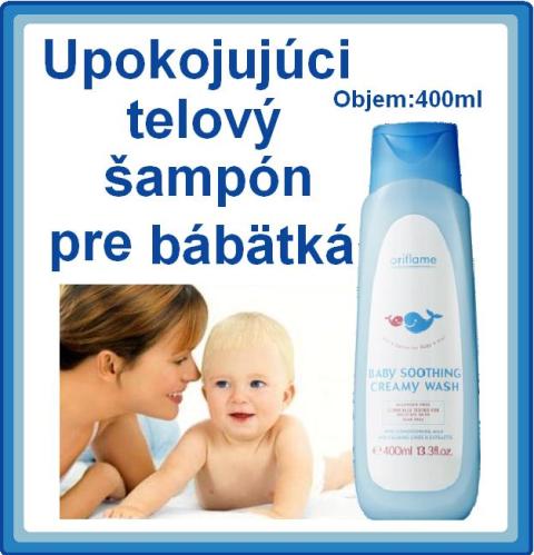 Upokojujúci telový šampón pre bábätká