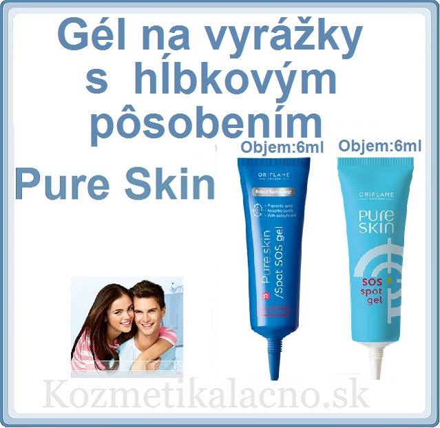 Gél na vyrážky s hĺbkovým pôsobením Pure Skin