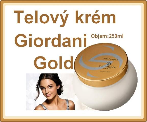 Telový krém Giordani Gold