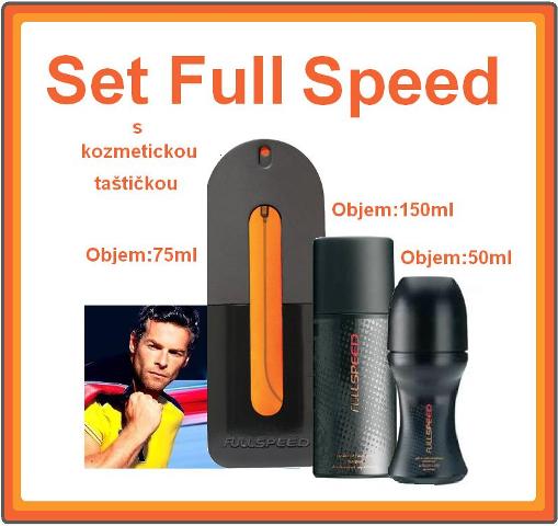 Set Full Speed s kozmetickou taštičkou