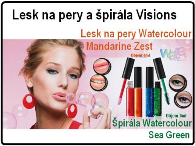 Lesk na pery Visions-Watercolour.