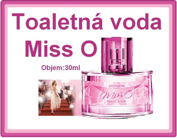 Toaletná voda Miss O - cestovné balenie