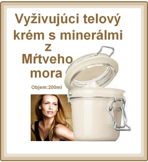 Vyživujúci telový krém s minerálmi z Mŕtveho mora