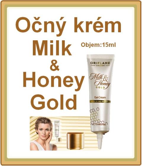 Očný krém Milk & Honey Gold