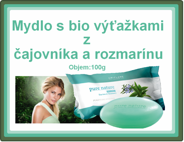 Mydlo s bio výťažkami z čajovníka a rozmarínu