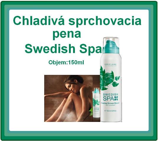 Chladivá sprchovacia pena Swedish Spa