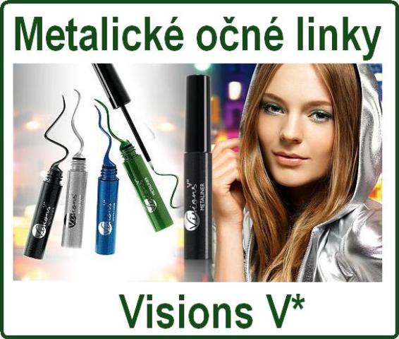 Metalické očné linky-Visions V*.
