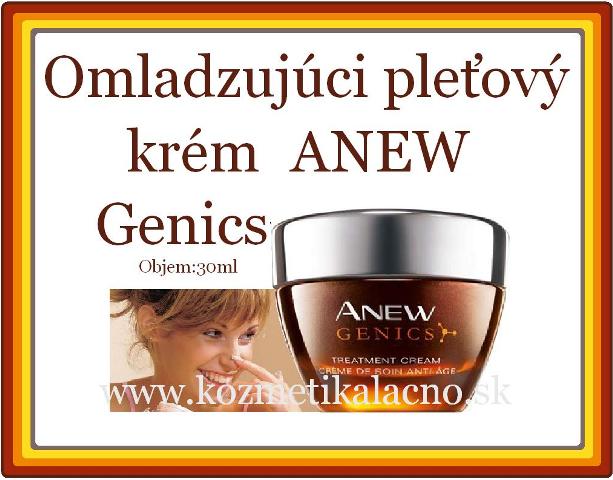 Omladzujúci pleťový krém Genics
