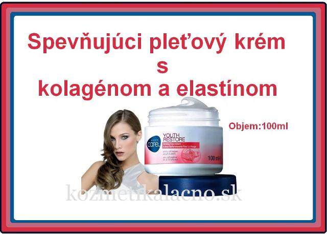 Spevňujúci pleťový krém s kolagénom a elastínom