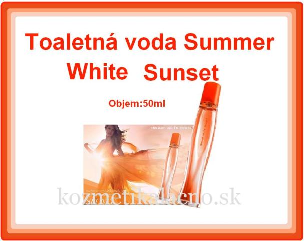 Toaletná voda Summer White Sunset