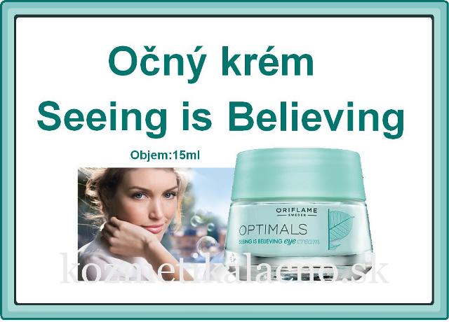 Očný krém Seeing is Believing