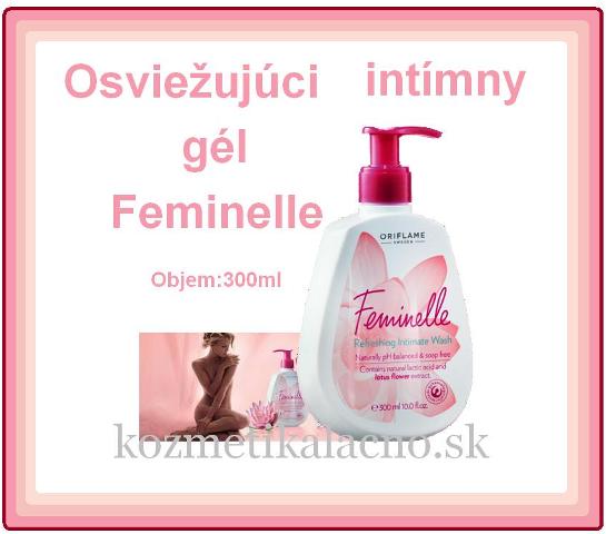 Osviežujúci intímny gél Feminelle výťažkom lotosových kvetov