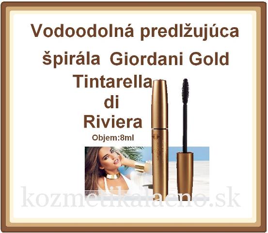 Vodoodolná predlžujúca špirála Giordani Gold Tintarella di Riviera