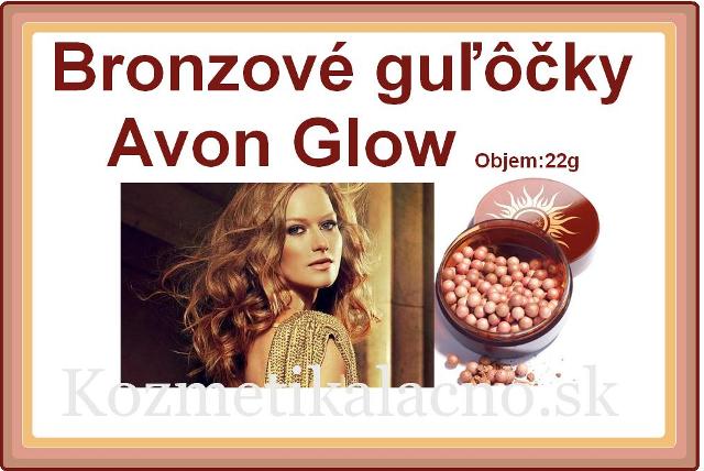 Bronzové guľôčky Avon Glow