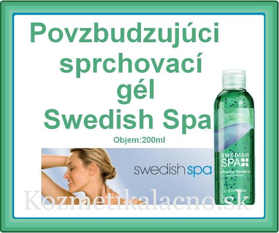 Povzbudzujúci sprchovací gél Swedish Spa