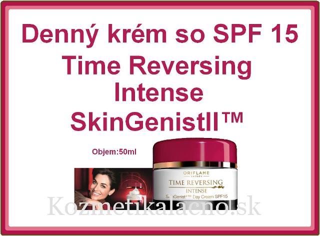 Denný krém so SPF 15 Time Reversing Intense SkinGenistII™