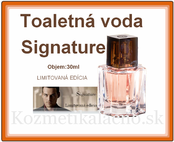 Toaletná voda Signature - 30ml.