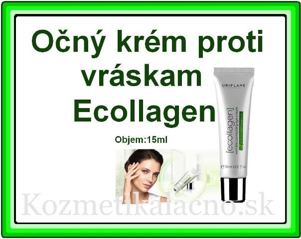 Očný krém proti vráskam Ecollagen