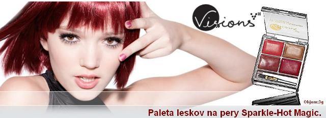 Paleta leskov na pery Sparkle.