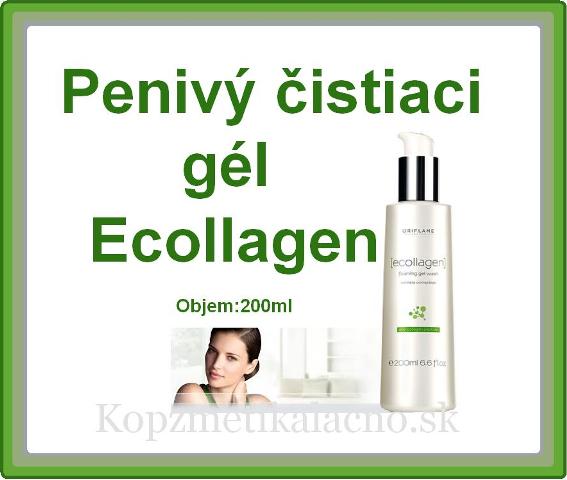 Penivý čistiaci gél Ecollagen