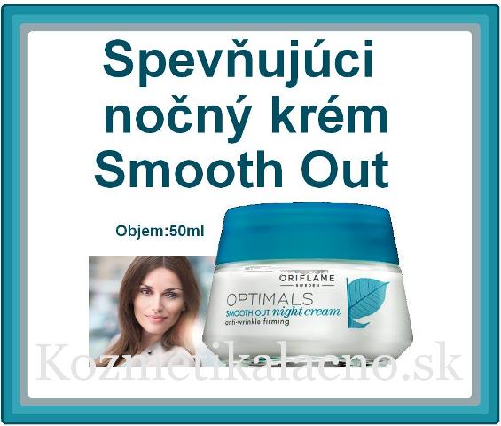 Spevňujúci nočný krém Smooth Out