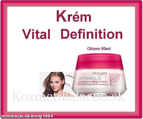 Optimals krém Vital Definition