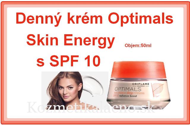 Denný krém Optimals Skin Energy s SPF 10