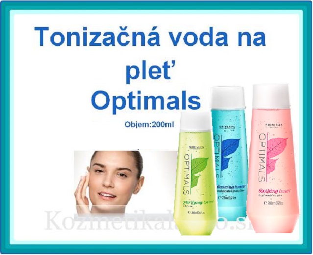 Tonizačná voda na pleť Optimals