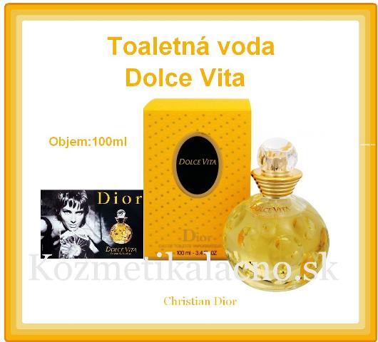Toaletná voda Christian Dior Dolce Vita