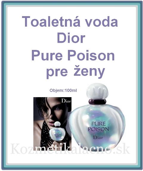 Toaletná voda Dior Pure Poison