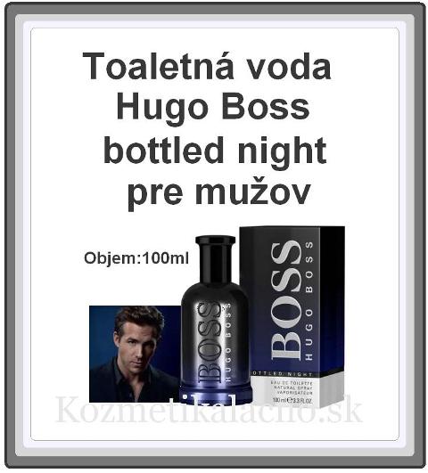 Toaletná voda Hugo Boss Boss Bottled Night pre mužov