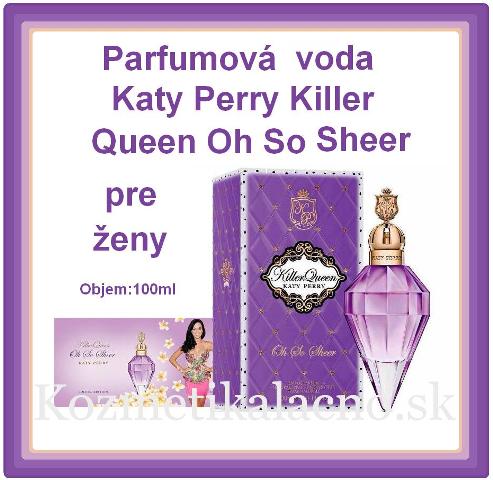 Parfumovaná voda Katy Perry Killer Queen Oh So Sheer pre ženy