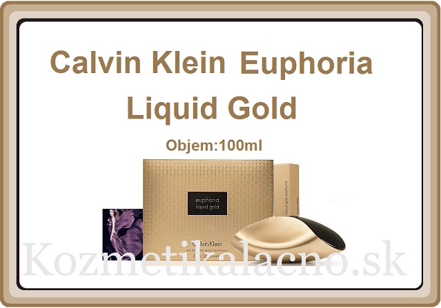 Parfumovaná voda Calvin Klein Euphoria liquid gold pre ženy.