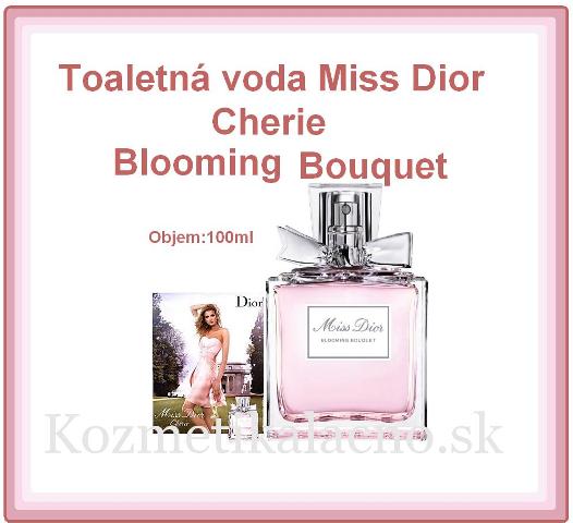 Toaletná voda Miss Dior Cherie Blooming Bouquet
