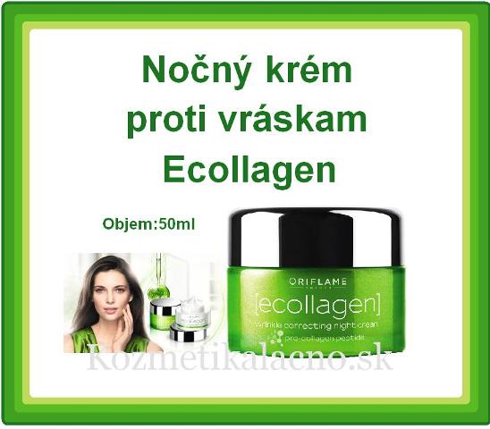 Nočný krém proti vráskam Ecollagen
