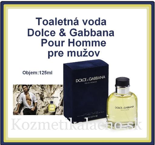 Parfumovaná voda Dolce & Gabbana Pour Homme pre mužov
