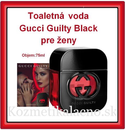 Toaletná voda Gucci Guilty Black pre ženy