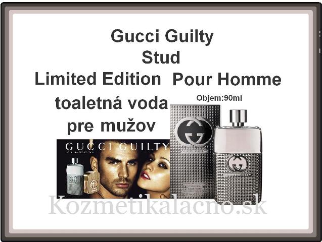 Toaletná voda Gucci Guilty Stud pre mužov