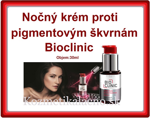 Nočný krém proti pigmentovým škvrnám Bioclinic