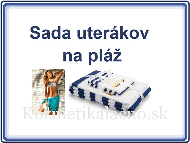 Sada uterákov na pláž