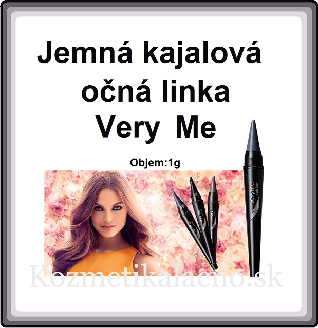 Jemná kajalová očná linka Very Me