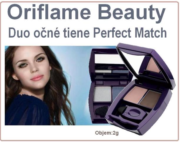 Oriflame Beauty-Duo očné tiene Perfect Match.