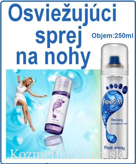 Osviežujúci sprej na nohy Feet Up XL