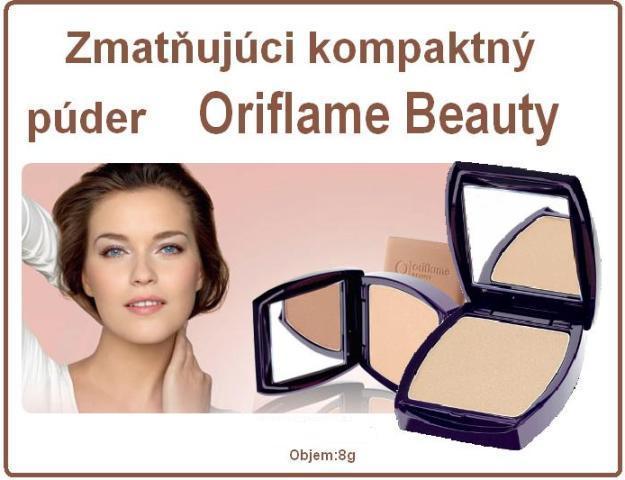 Oriflame Beauty-Zmatňujúci kompaktný púder.