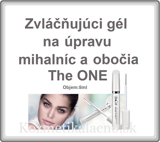 Zvláčňujúci gél na úpravu mihalníc a obočia The ONE
