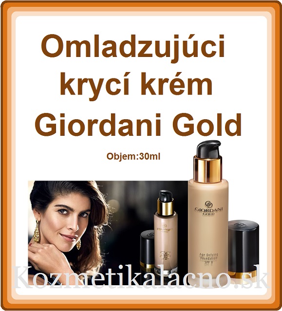 Omladzujúci krycí krém Giordani Gold