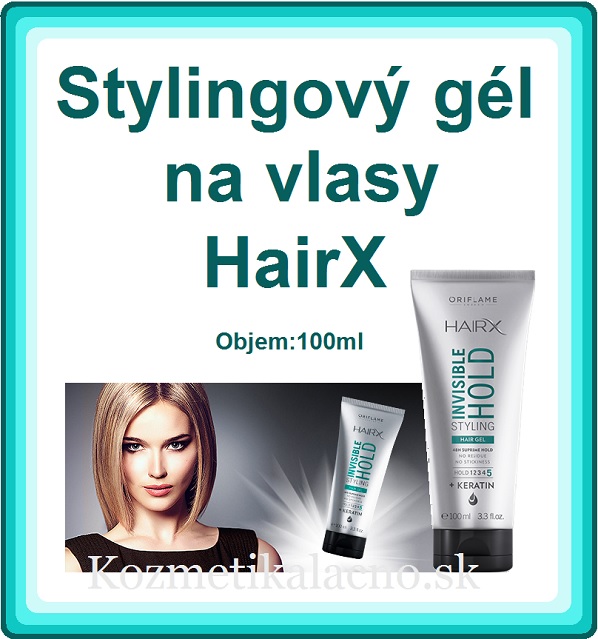 Stylingový gél na vlasy HairX