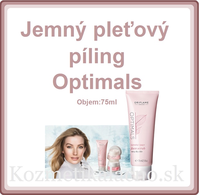 Jemný pleťový píling Optimals