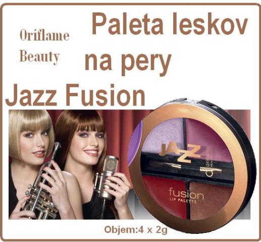 Paleta leskov na pery Oriflame Beauty-Jazz Fusion.
